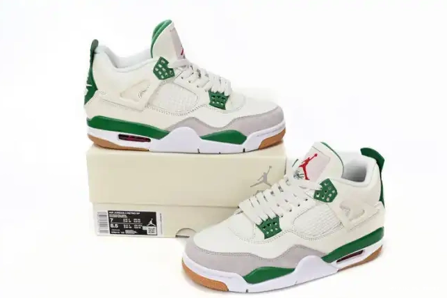 Rep DR5415-103 Jordan 4 Retro Pine SB Green 0509